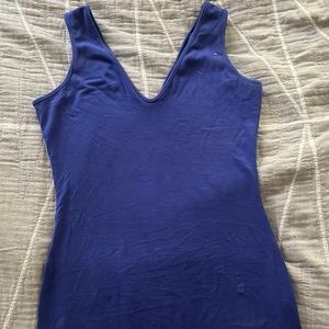 Blue mini dress